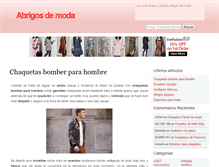 Tablet Screenshot of abrigosdemoda.com